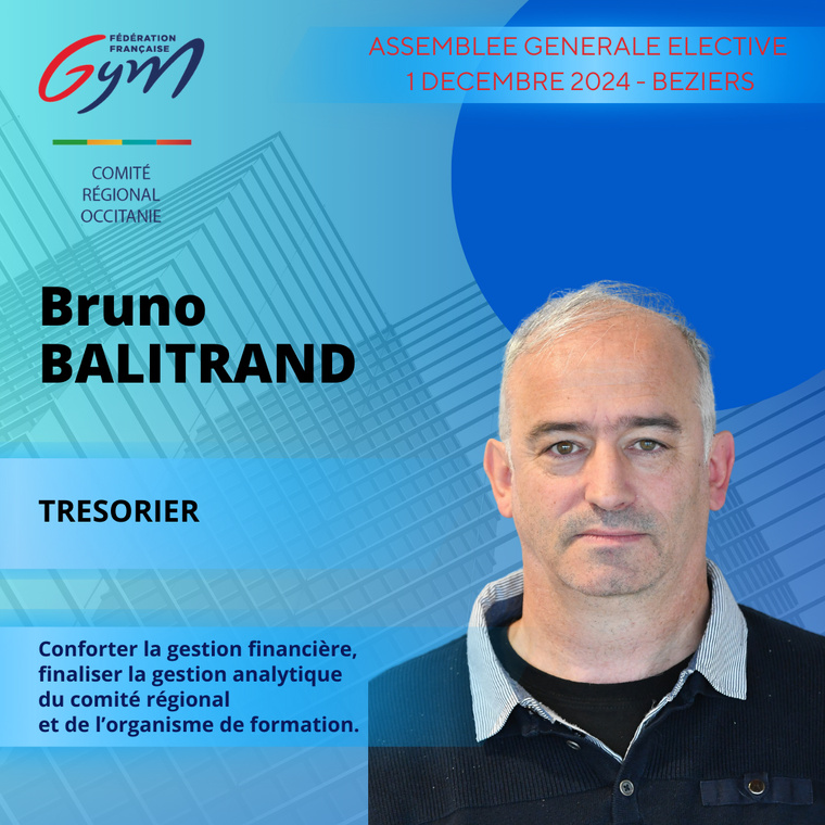 BRUNO BALITRAND TRESORIER REGIONAL