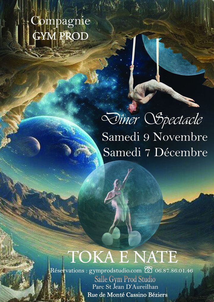 NOUVEAU DINER SPECTACLE GYM PROD - 9 NOV & 7 DEC - BEZIERS