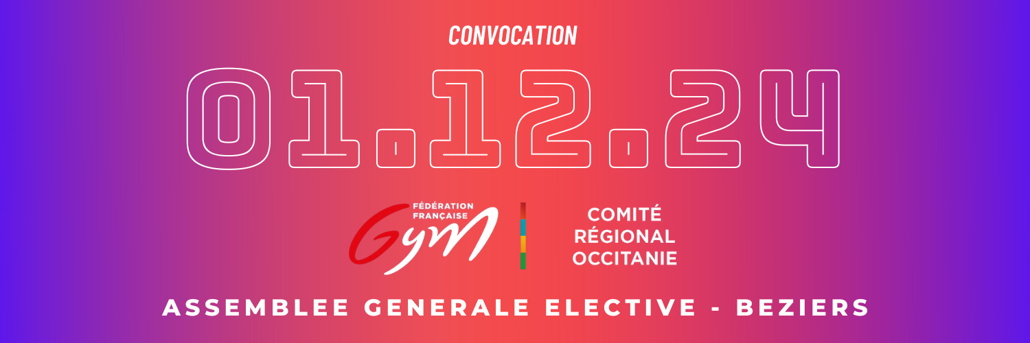 CONVOCATION CLUBS - ASSEMBLEE GENERALE ELECTIVE OCCITANIE