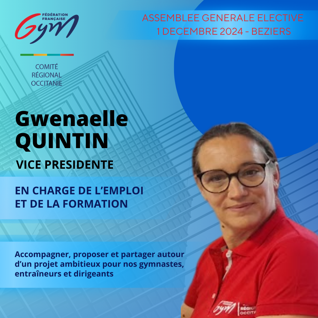 GWENAELLE QUINTIN VICE PRESIDENTE