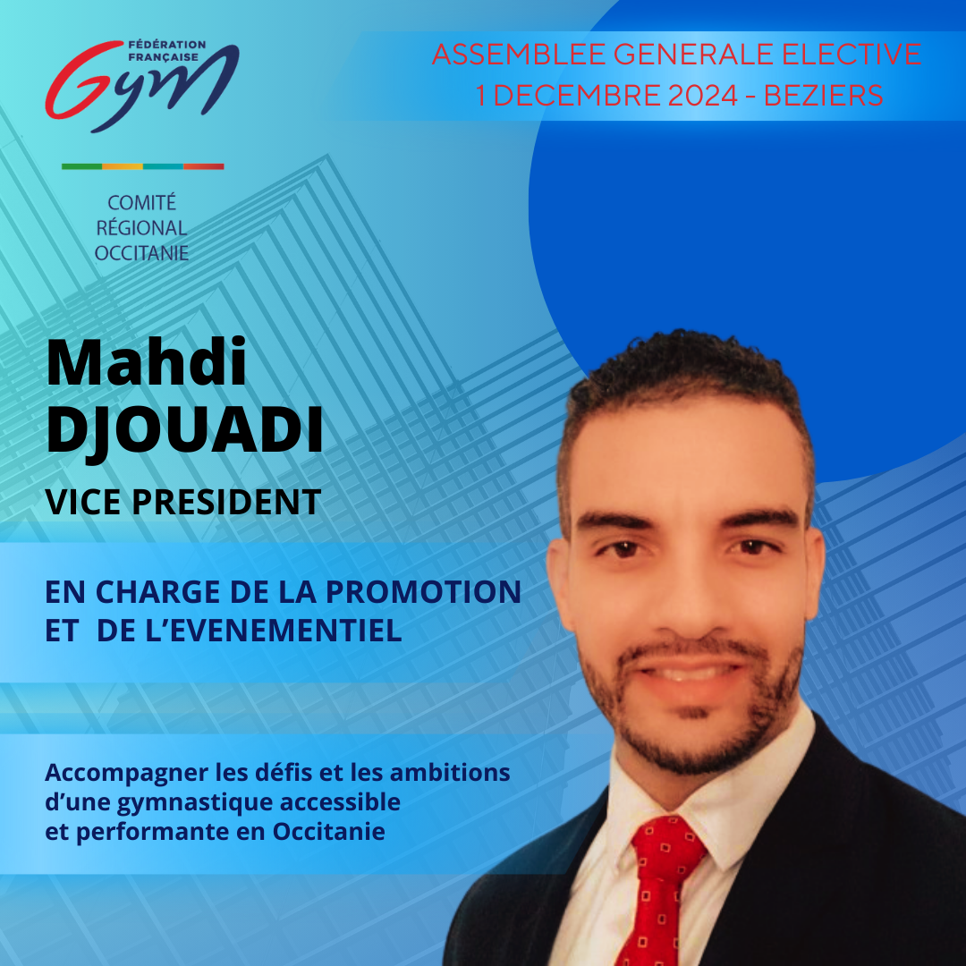 MAHDI DJOUADI VICE PRESIDENT