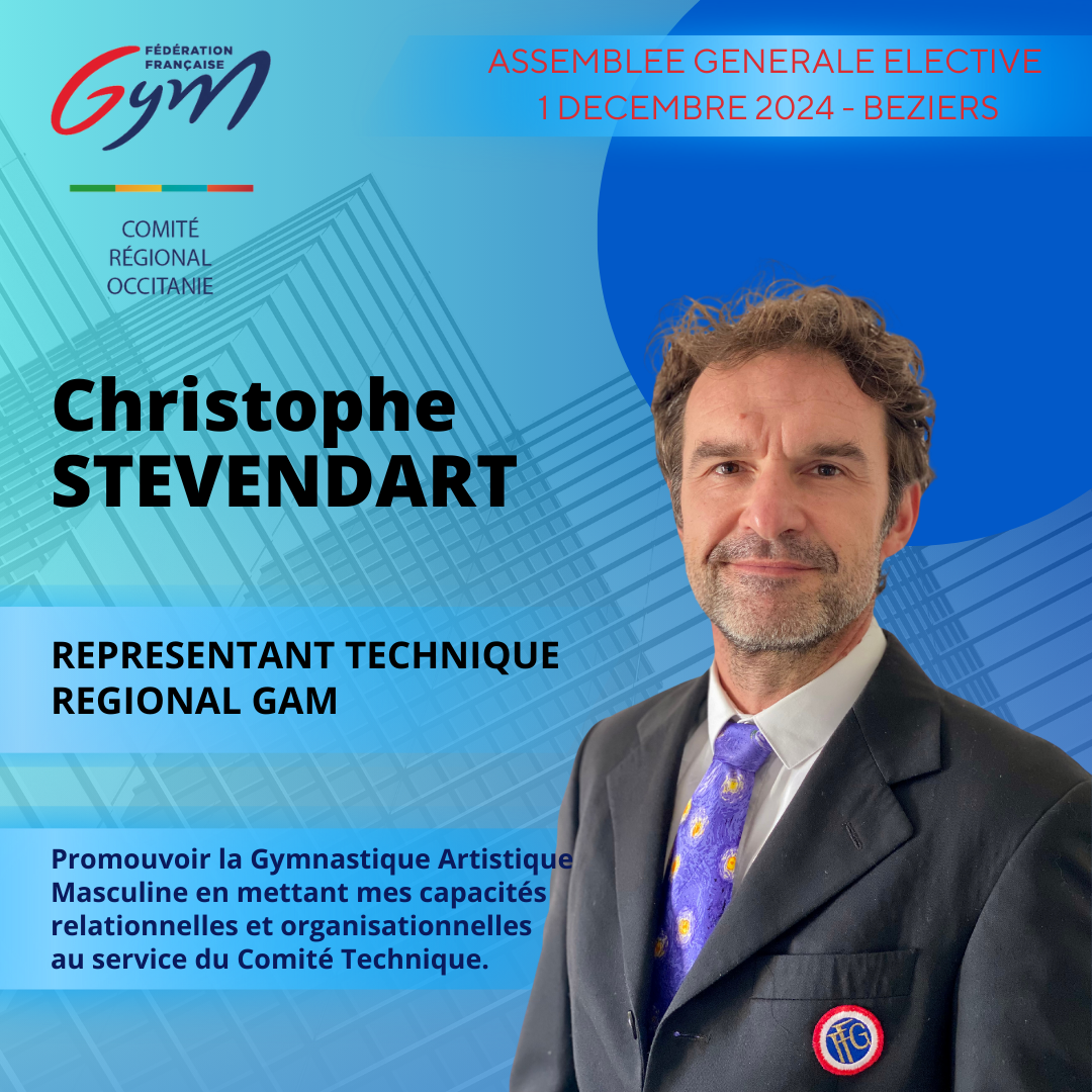 CHRISTOPHE STEVENDART REPRESENTANT TECHNIQUE REGIONAL GAM