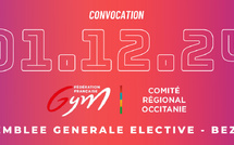 CONVOCATION CLUBS - ASSEMBLEE GENERALE ELECTIVE OCCITANIE